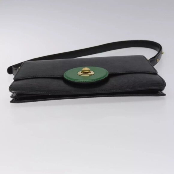 LOUIS VUITTON Epi Free Run Shoulder Bag Green Black M52414 LV Auth 115150 - Picture 6 of 16